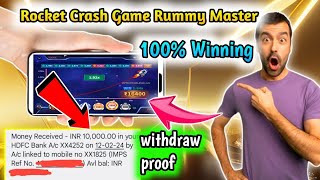 Rocket Crash Game Trick Tamil | Rummy Master | 100% Winning Trick