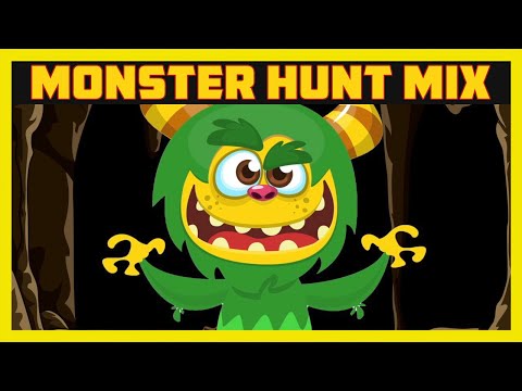 Spooky MONSTER HUNT Mega Mix - Ghost hunt, Yeti Hunt, Skeleton Learn to Count, Sharks and more