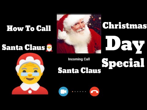 How To Call Real Santa Claus || Santa Claus Ko Phone Kaise kare || Christmas Day Special🎅