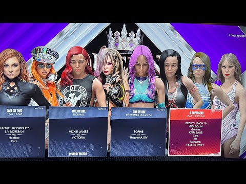 WWE 2K24 AWA Womens Takeover: 8 women battle royal