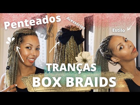 7 PENTEADOS PARA TRANÇAS BOX BRAIDS | CABELO LOIRO