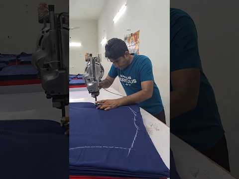 (Ishq Mein Ek Pal1❤️ )GARMENTS FACTORY CUTTING|SHIRT CUTTING MACHINE |#fabric #CUTTING #VIDEO#short