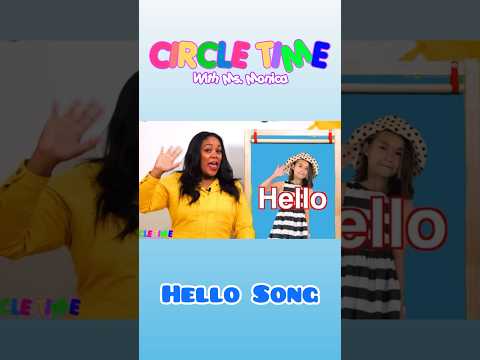 Hello Song | Songs for Kids | Preschool Songs | Toddler Activities | Children’s Music #msmonica