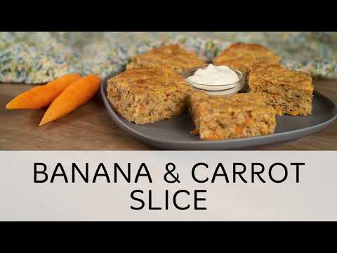 Banana and carrot slice recipe | Heart Foundation NZ