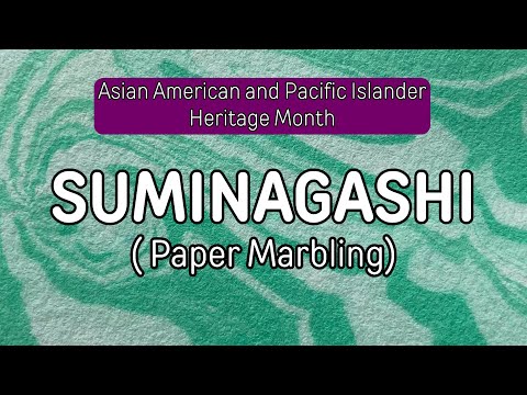 B Creative: Suminagashi (Paper Marbling)