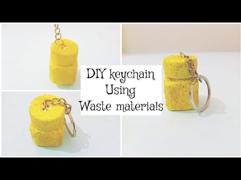 Reuse Paint bottle as keychain/Best out of waste/# shorts