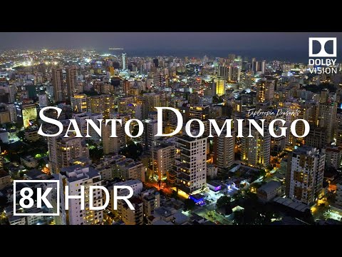 Santo Domingo, Dominican Republic 🇩🇴 in 8K ULTRA HD HDR 60 FPS Dolby Vision™ Drone Video