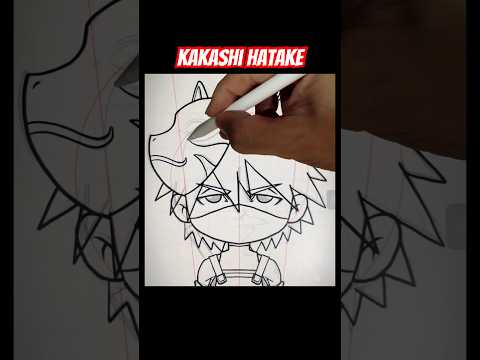 Drawing Kakashi Hatake Naruto Anime #digitalart #drawing #animeart