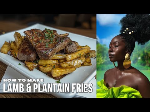 How to Make juicy Lamb & Plantain Fries | Cooking for My Husband | Kristline's Show - Ep 12