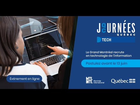 Webinar Journées Québec Tech