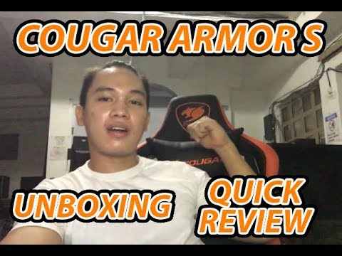 Cougar Armor S Quick Review and Unboxing (TAGALOG)