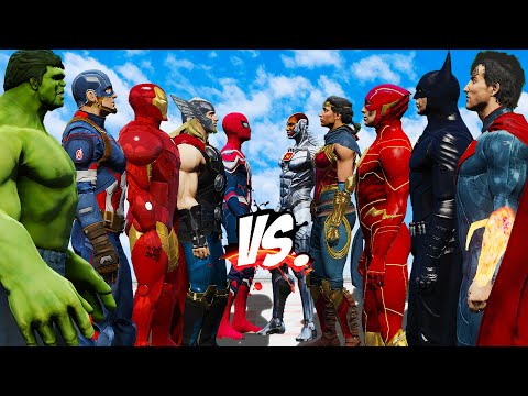 JUSTICE LEAGUE VS AVENGER - EPIC SUPERHEROES WAR