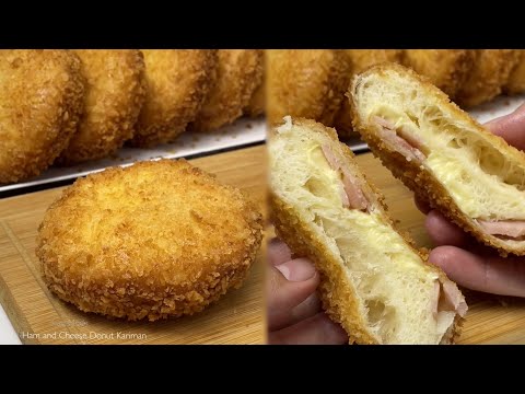 HAM AND CHEESE DONUT KARIMAN Recipe | No Bake