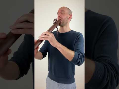 Pushing the limits of our bass flute  #flute #soothingsounds #meditation #calm #relax #healing