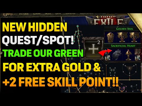 EXCHANGE Your Sacrificial Heart & Gold Idols For +2 EXTRA Skill Points & Bonus Gold!! | POE 2