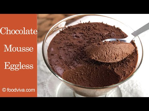 Chocolate Mousse Recipe - Only 2 Ingredients (Whipped Cream & Chocolate) - No Gelatin, No Egg