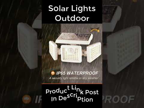 Solar Lights Outdoor - Solar Lights With Motion Sensor #shorts