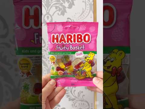 12/24発売🩷#ハリボー #フルーティーバスケット #haribo #fruitybasket #グミ #gummy #お菓子 #おやつ #コンビニ #Japanescandy #shorts