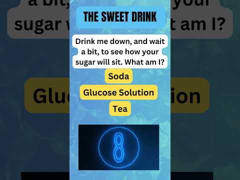 The Sugary Test Drink - Can You Name It? 🥤