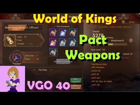 World of Kings Pact Weapons