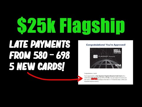 $25k Flagship Credit Limit With Late Payments