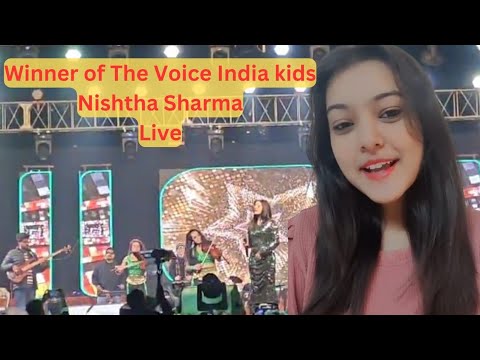 Live Performance of Nishtha Sharma || Winner of the voice india kids || #saregamapa #music #lucknow