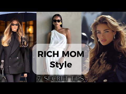 ✨How To Dress Like A Rich Woman✨ |Rich Mom Wardrobe