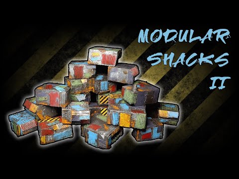 Terrain Tutorial - Modular Shacks 2 - Warhammer 40K, Kill Team, Necromunda