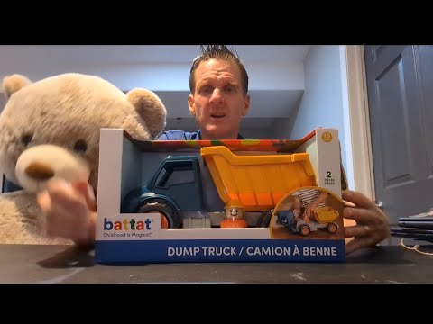 Battat Dump Truck Toy Review #review #toys #unboxing