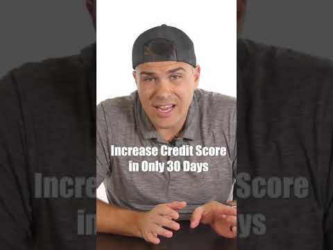 How to Increase Your Credit Score in 30 Days #shorts