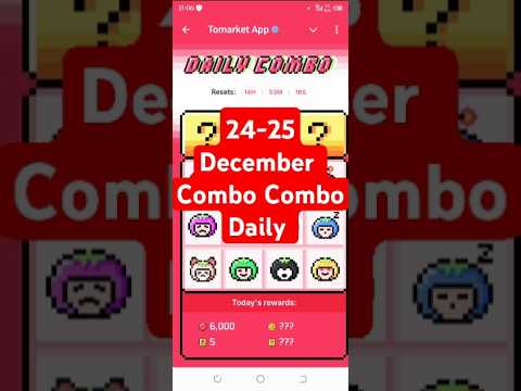 Tomarket daily combo today 🍅 | Tomarket 24 December daily combo 🗓️ | Tomarket combo