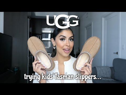 I Bought KIDS Ugg Tasman Slippers | Adult Review & Size Comparison