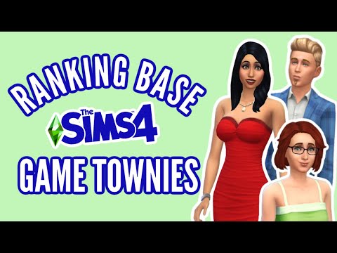 Ranking Base Game Townies in The Sims 4 💕🥰  *I think my #1 is unpopular*