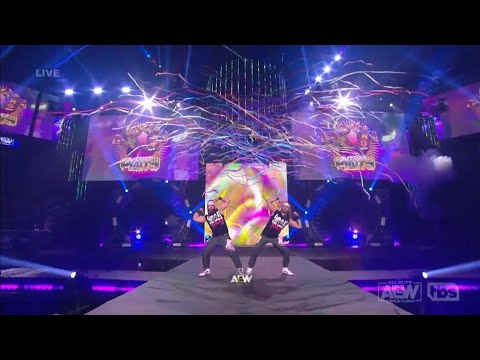 The Young Bucks entrance: AEW Dynamite Road Rager 2022