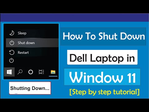 How to Shut Down Dell Laptop Windows 11