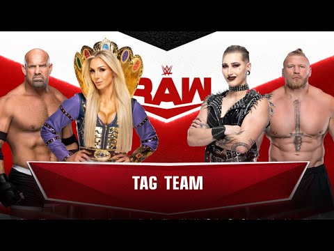 Mix Tag Team Match | Team "Golberg" vs. Team "Brock Lesnar" | WWE RAW