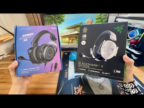 Qual Melhor Headset Barato? - Razer BlackShark V2 X ou Fifine H3