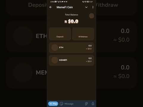 How to create MEMEFI BOT WALLET #MEMEFI