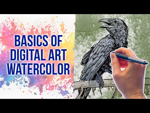 Basics of Watercolor in Digital Art