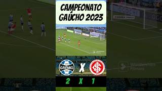 GREMIO VENCE O GRENAL - GOLS DO JOGO - CAMPEONATO GAÚCHO #golsdojogo #shorts #gols