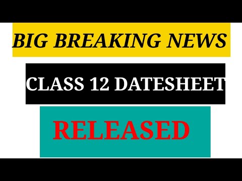 CLASS 12th EXAM UPDATES || CBSE CLASS 12 BIG NEWS @KHANSTUDYPOINT