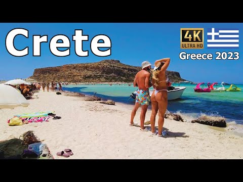 Greece 4K - Balos Beach - Island of Crete 2023