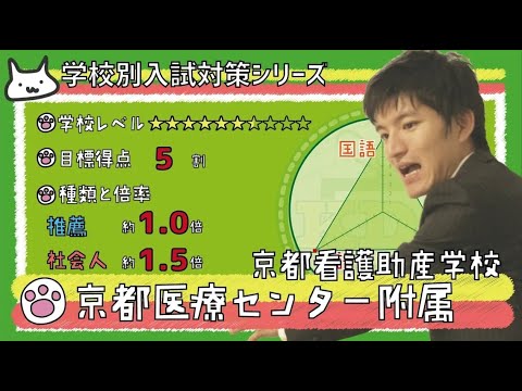 【再アップ】京都医療センター附属京都看護助産学校の傾向と対策【看護受験チャンネル】