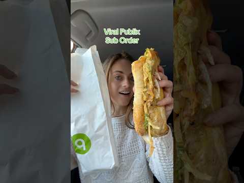 VIRAL Publix Sub 💚🥪 #publix #pubsub #subsandwich #viralfood #viralorder #publixsub #viralsandwich