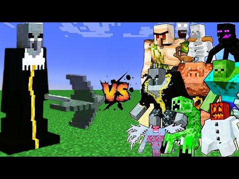 GIGAILLAGER vs MUTANT MOBS - EPIC MINECRAFT BATTLE!