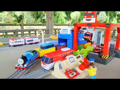 Tayo&Titipo's crane factory & station! Thomas the Tank Engine and friends will carry Tayobus☆