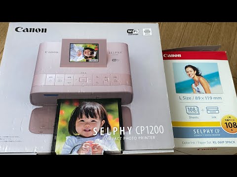 SELPHY CP1200 canon printer ang dali Lang gamitin #201