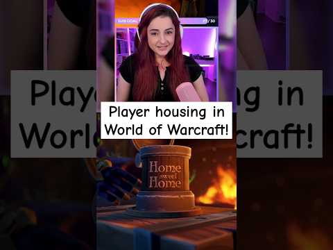 WE'RE FINALLY GETTING PLAYER HOUSING!!! 🥳 #worldofwarcraft #shorts