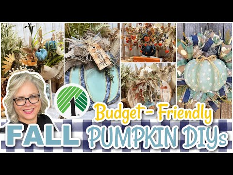 🍂 🌾 ~ FALL PUMPKIN DIYs  NEW FOR 2023  | BUDGET FRIENDLY | Dollar Tree Hobby Lobby Whimsical Decor