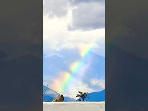 Magical rainbow, so lucky!#travel #nature #scenery #enjoy #lifehacks #vlog #rainbow #lucky